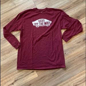 Vans Long Sleeved T Size Large